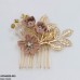 HPNH099 QJF Flower & Leaf's Hair Pin