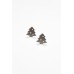 Howie Silver Christmas Tree Stud Earring