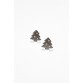 Howie Silver Christmas Tree Stud Earring