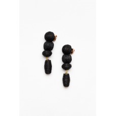 Nikita Black Drop Earring