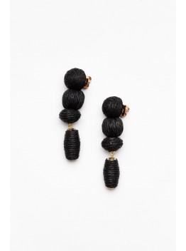 Nikita Black Drop Earring