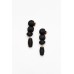 Nikita Black Drop Earring