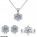 TPSH266 BLX Flower Pendant Set