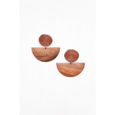 Zoella Brown Drop Earring