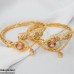 PBRH118 MZM Flower Bangles Pair