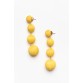 Heidi Yellow Ball Drop Earring