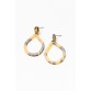 Mona Camel Teardrop Earring