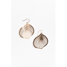 Lily Gold Leaf Earring