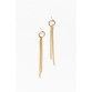 Hazel Gold Chain Drop Earring