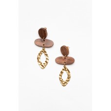 Alina Chocolate Drop Earring