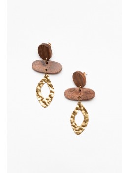 Alina Chocolate Drop Earring