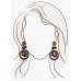 Ellen Chocolate Timber Drop Earring