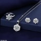 TPSH266 BLX Flower Pendant Set