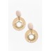 Holly Natural Gold Weave Earring