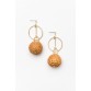 Ivy Tan Weave Drop Earring