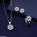 TPSH266 BLX Flower Pendant Set